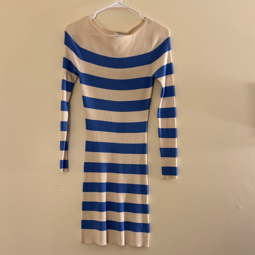 FINAL SALE Freshman 1996 Striped Sweater Dress